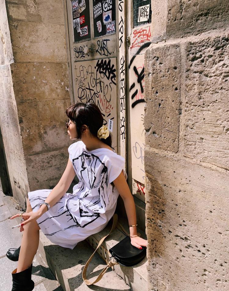 法式赫本风真丝高级感,法式复古大码真丝