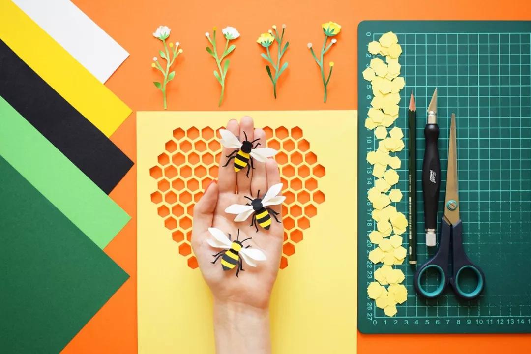 又好看又好玩的手工剪纸教程,剪纸手工教程复杂立体感强