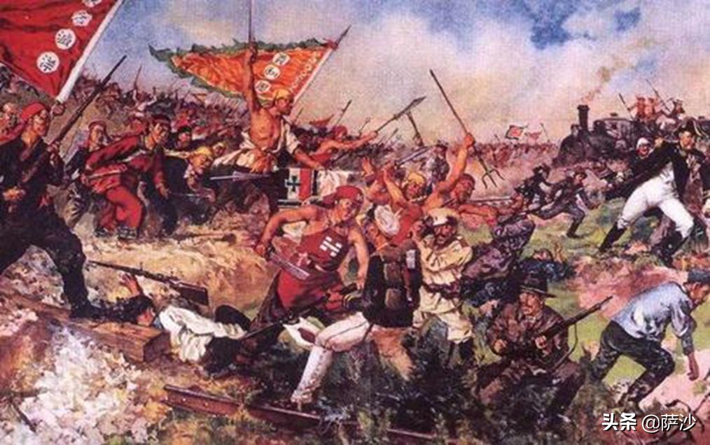 清朝义和团和八国联军打仗,1900年清朝八国联军