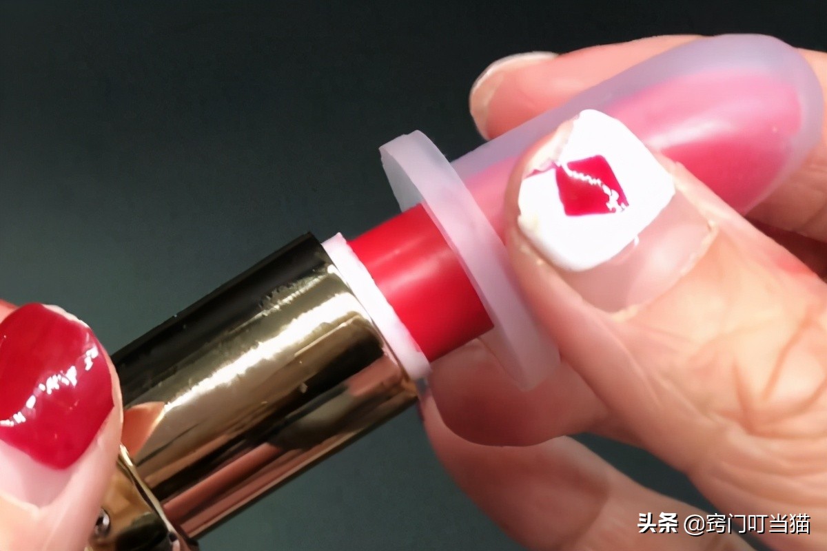 口红不用糖浆怎么做,0成本自制口红简单