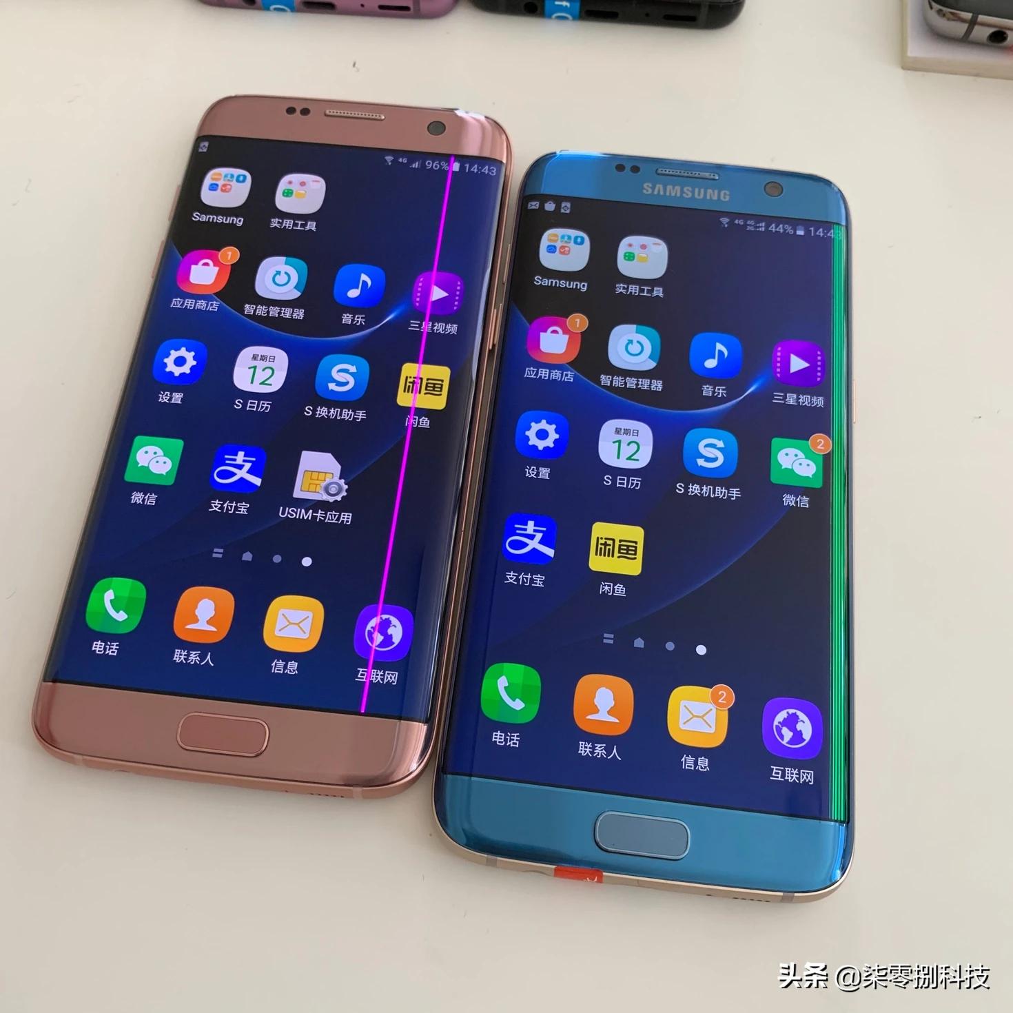 三星s7edge奥运会版开箱,三星s7edge黑色128G