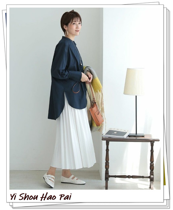 半身百褶裙的穿搭方法冬款,百褶半身裙穿搭秋冬小个子