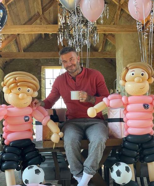 贝克汉姆发福照片,贝克汉姆47岁生日图片