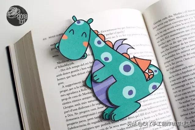 8-10岁儿童手工书签可爱猫咪书签,手工diy书签简单好看不用折纸