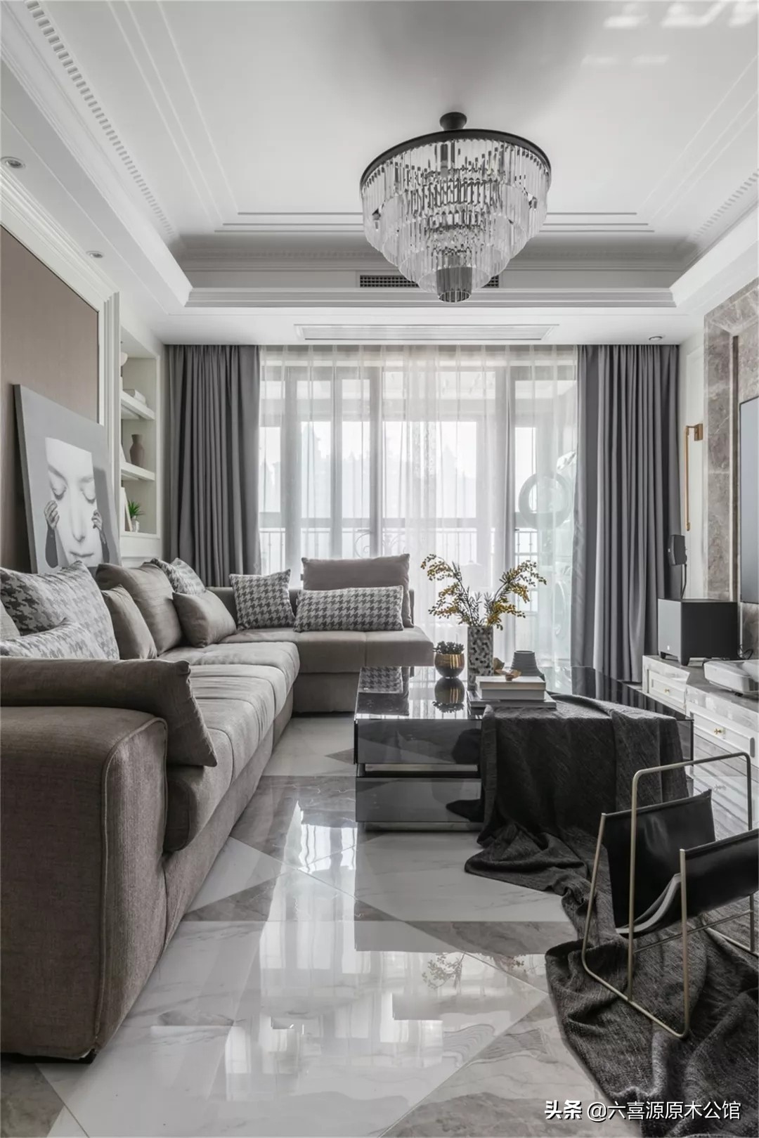 别具风格的现代美宅,190平新中式轻奢风格实景