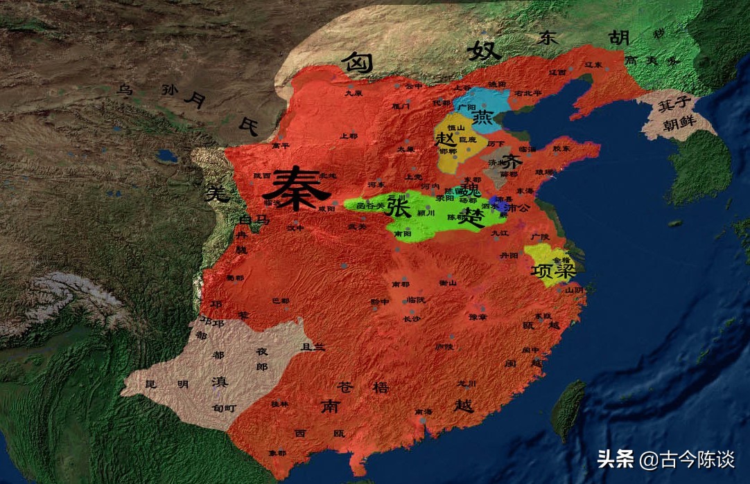 秦朝有三世为什么说二世而亡,秦朝有七国为什么只灭了六个