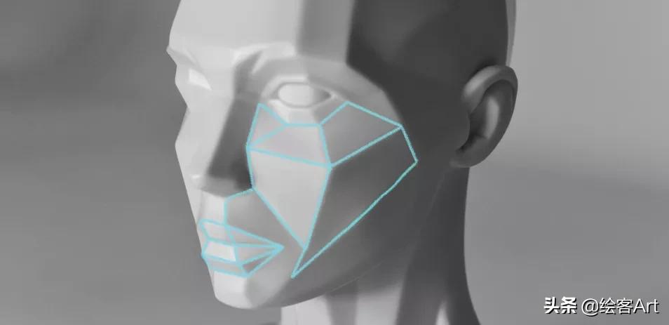如何把立体图形画逼真,立体脸部画教程简单