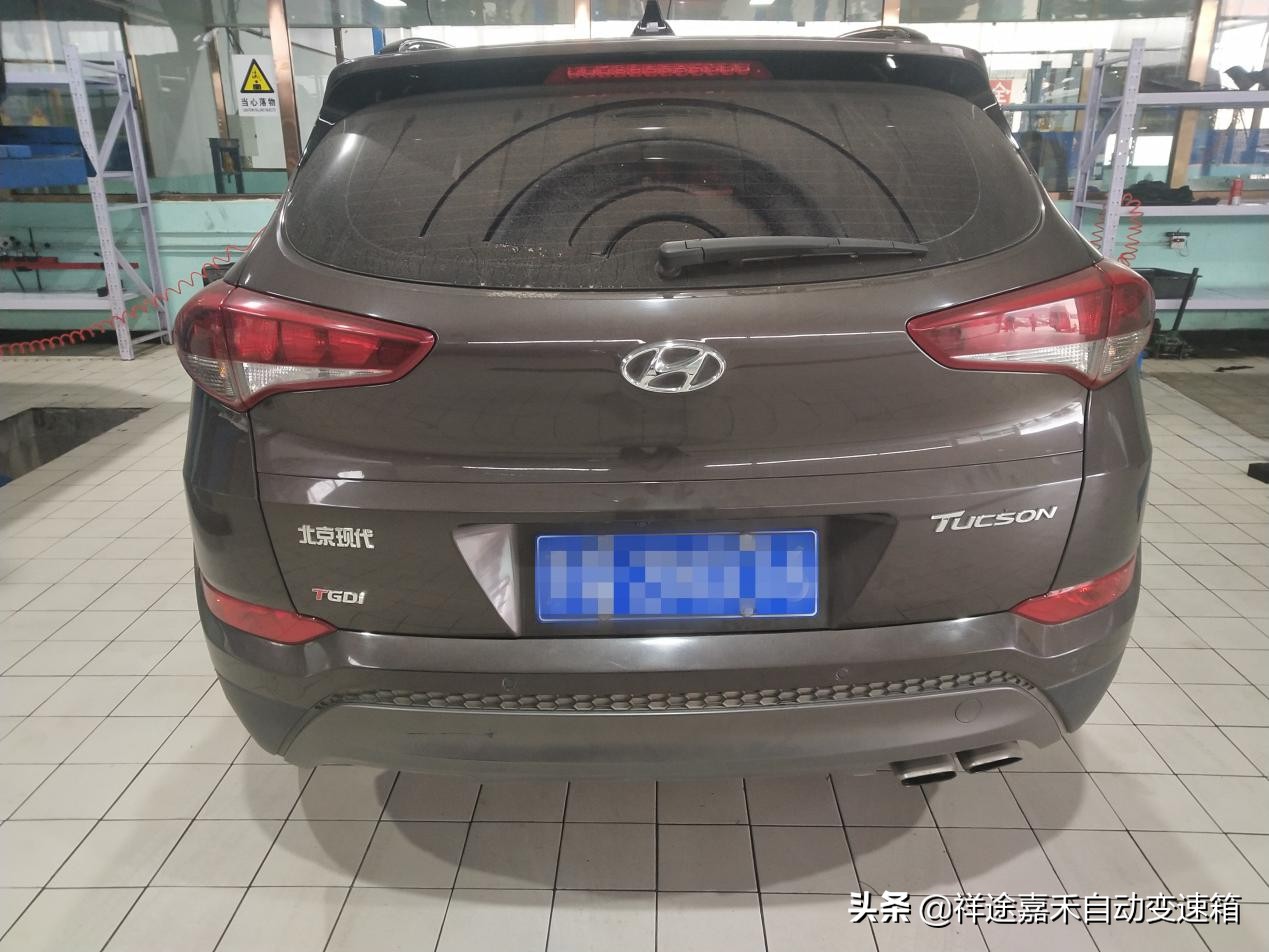 现代途胜变速箱报2挡定位故障,途胜变速箱没有奇数挡维修费用