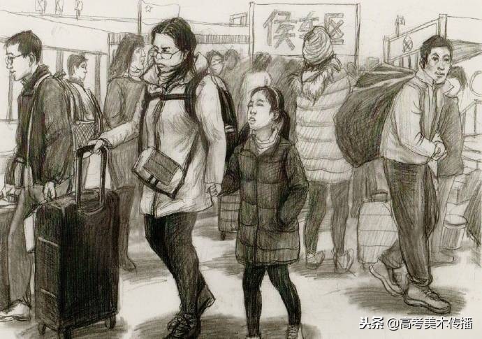 速写优秀作品,场景速写优秀作品图片