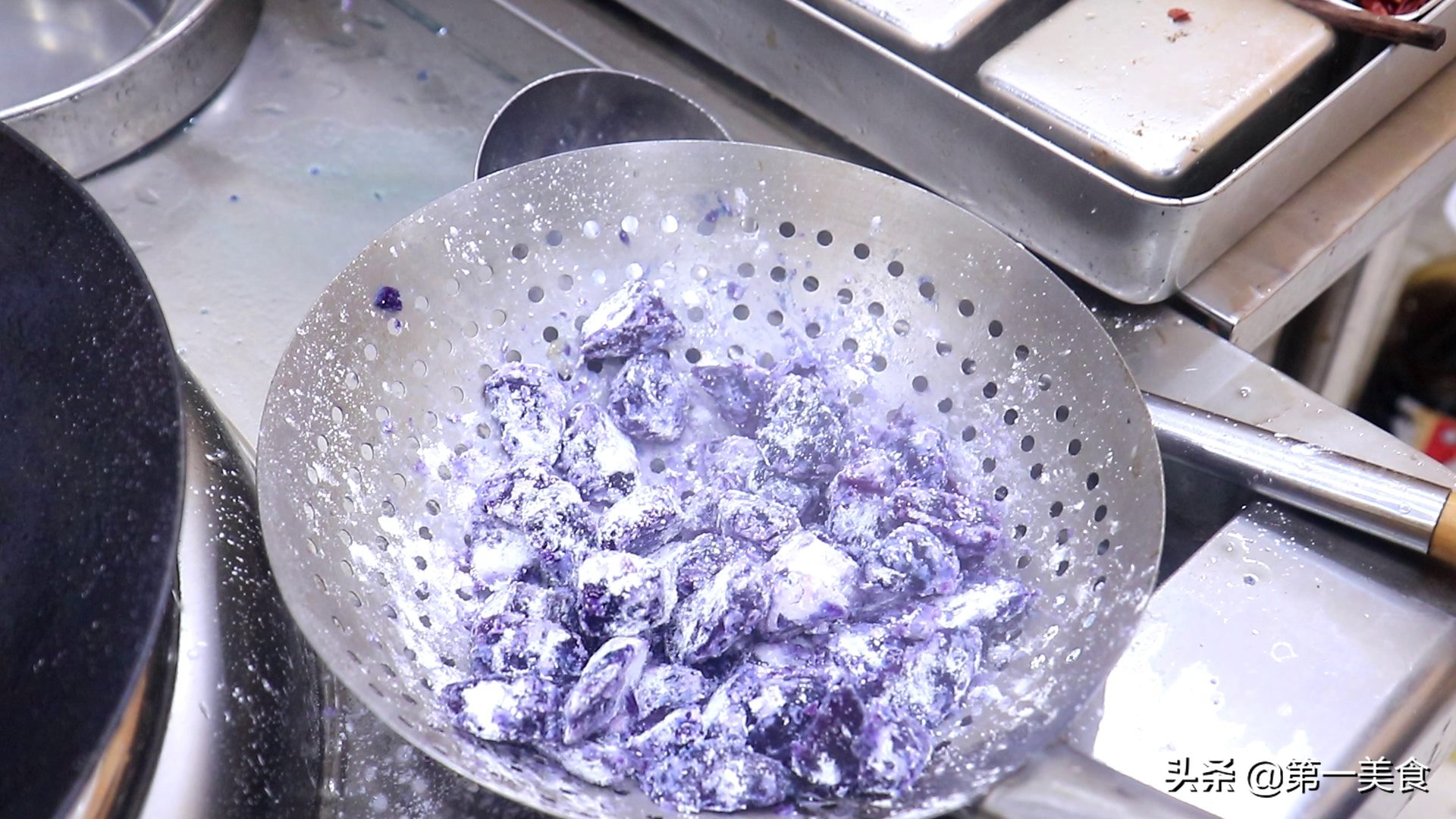 返沙紫薯家常做法,大厨教你做返沙芋头