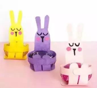 复活节兔子手工外发,复活节兔子彩蛋做手工