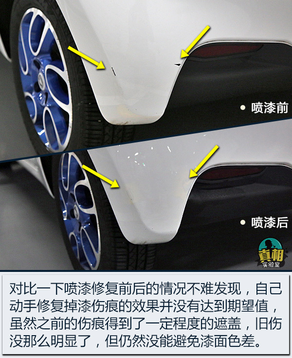 自己动手补漆神器,修理店的局部补漆靠谱吗