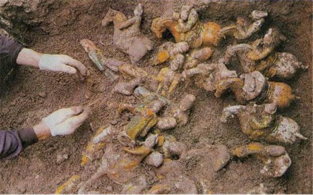 千年古墓发现十二个盗洞,千年古墓被发现这些珍宝重见天日