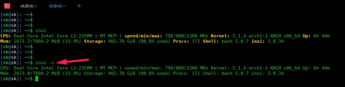 使用inxi来获得Linux系统详细信息