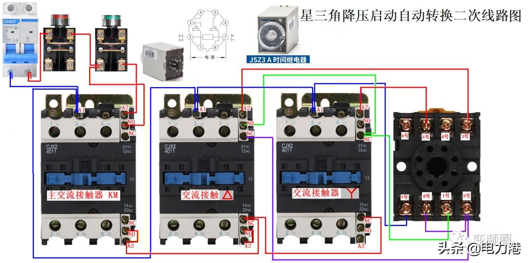 零基础学习电工彩图自学速成,零基础学电工高清彩图接线