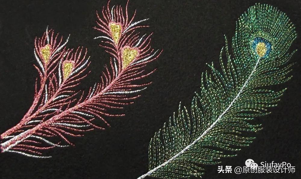 服装绣花工艺大全,服装绣花工艺图解说明