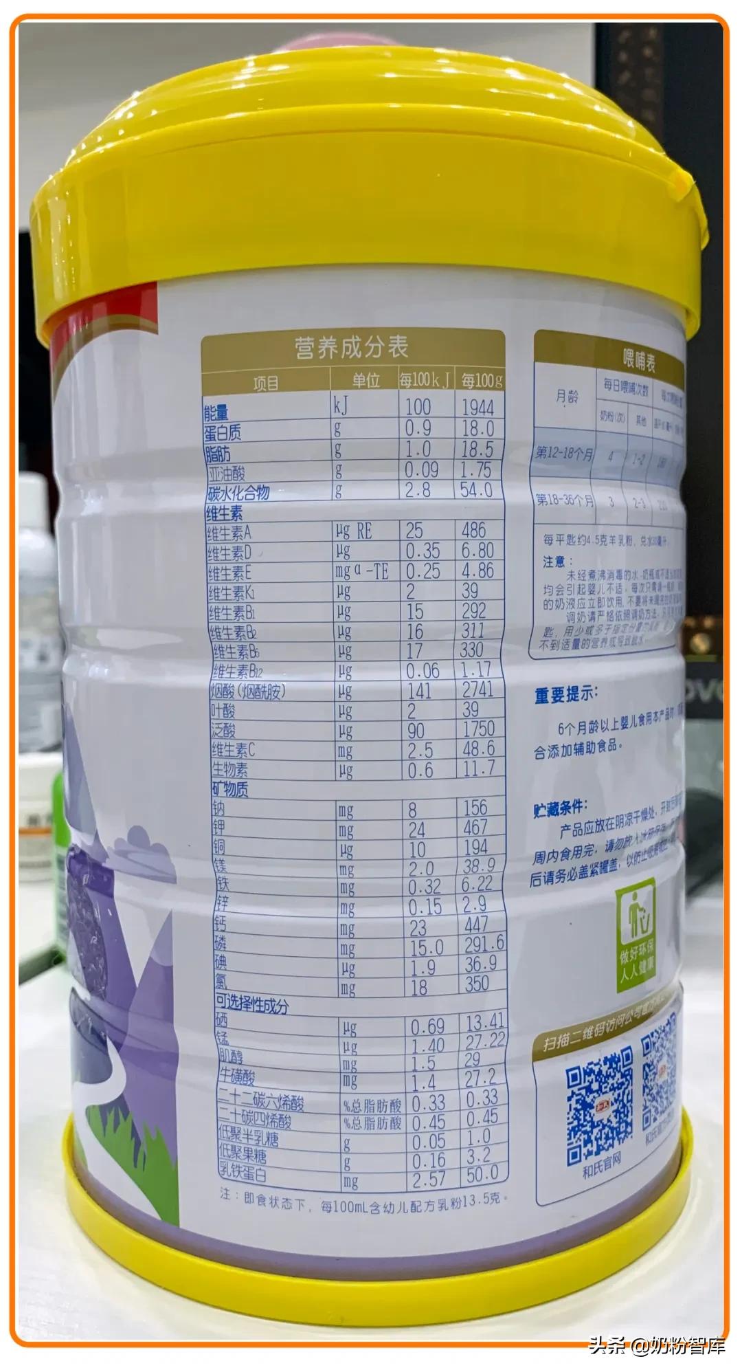 和氏莎能奶粉测评,和氏羊奶粉哪一款好