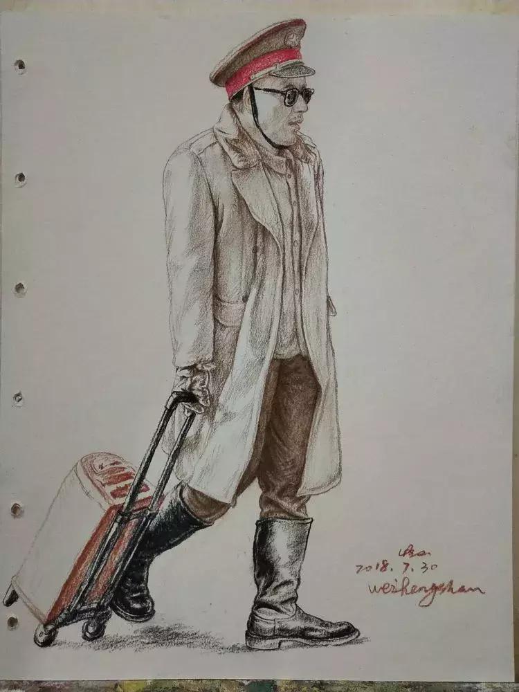 最好的素描速写作品,经典大师画素描速写人物