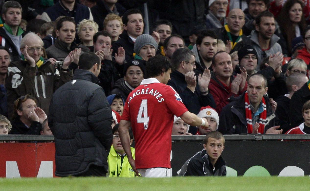 哈格里夫斯曼联表现,哈格里夫斯曼联集锦