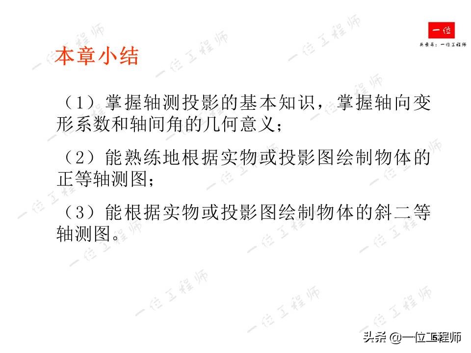 画法几何轴测图期末速成,轴测图梯形画法教程