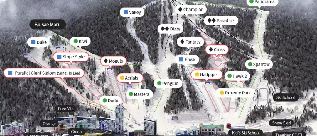 冬季必去的十大滑雪场,韩国滑雪场推荐
