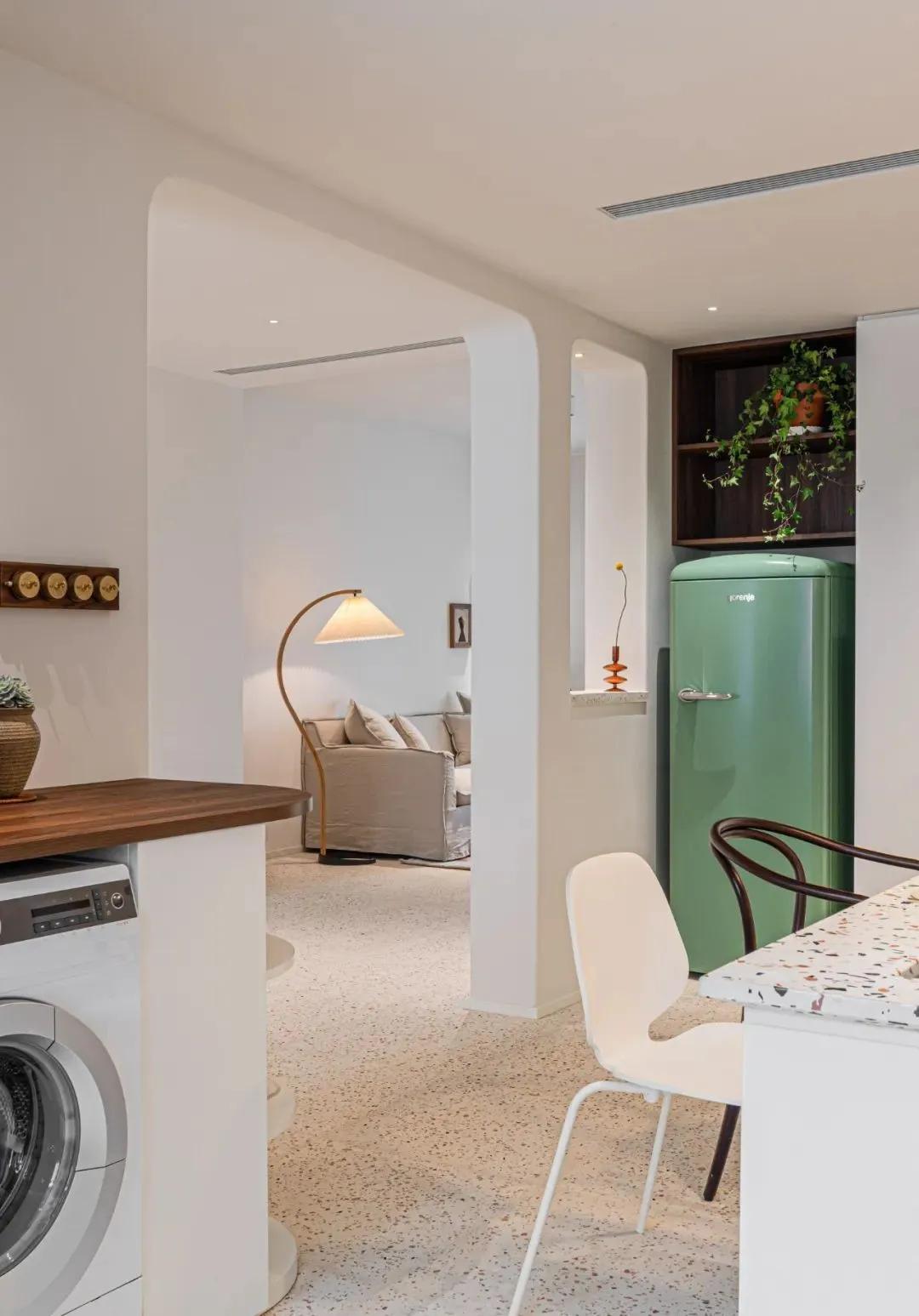 老房小户型拱形门洞,装修房子效果图现代简约暗门