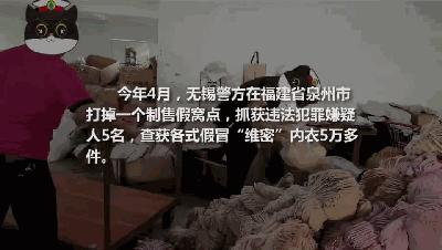 一对夫妻卖假内衣,成本100元的维密内衣