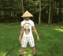 搞笑gif连甩鱼竿都不会我来教你,灌篮高手gif搞笑