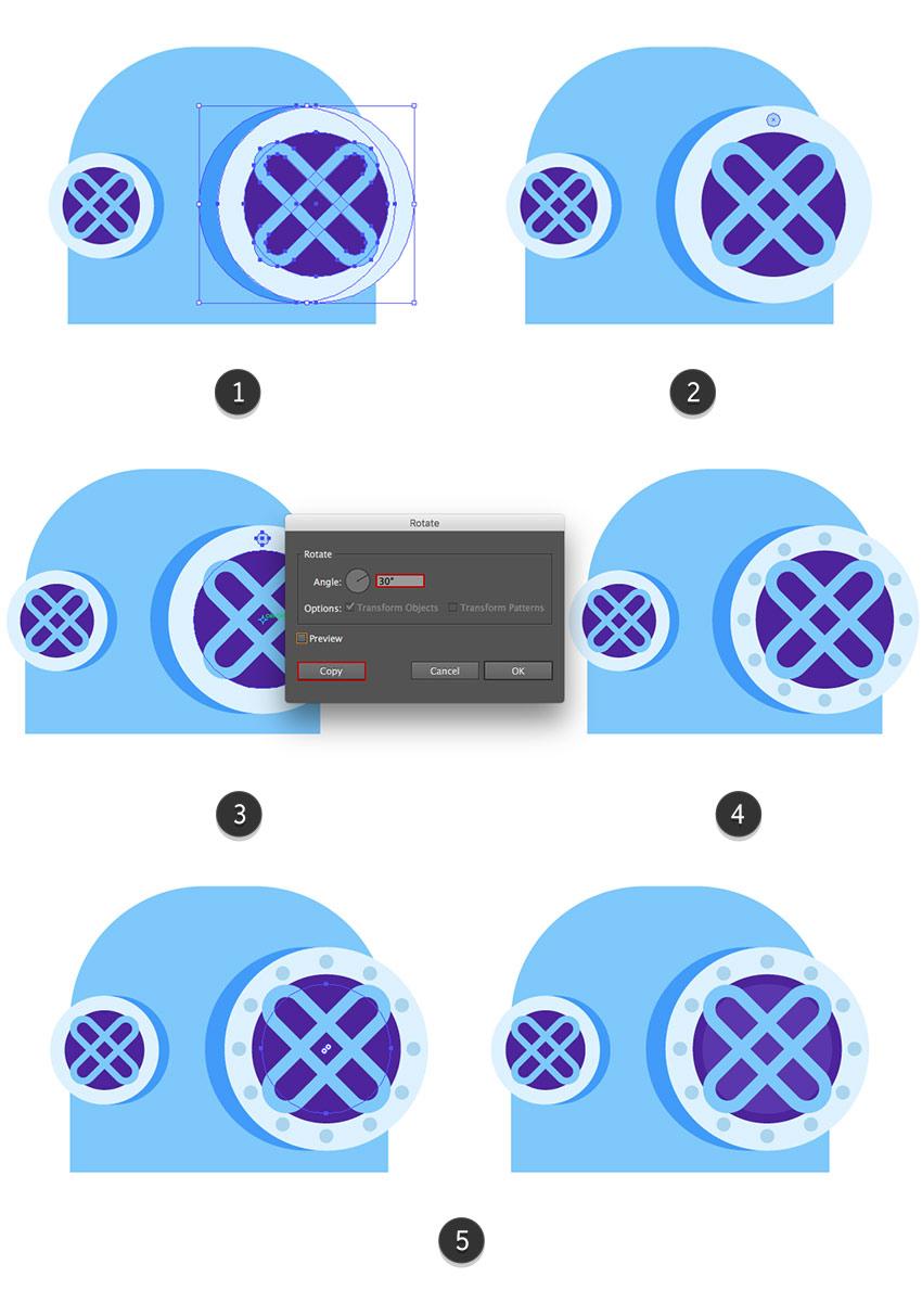 ai机器人设计画图,ai机器人素材平面设计