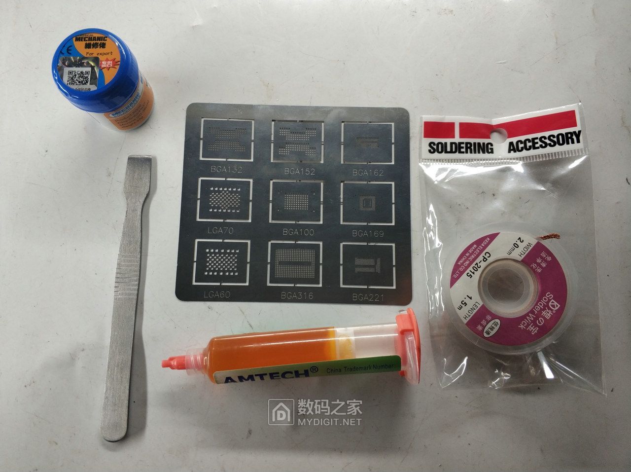 新手挑战BGA焊接，利用报废的手机EMMC字库改成U盘