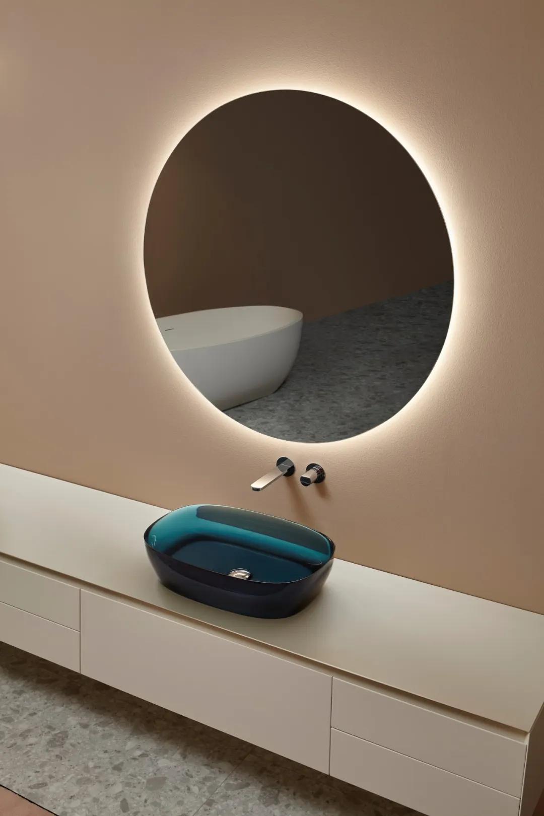 高颜值小型洗手池一体,100款超美的景观雕塑