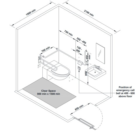 带卫生间卧室尺寸标准及图例,最小的卫生间设计尺寸