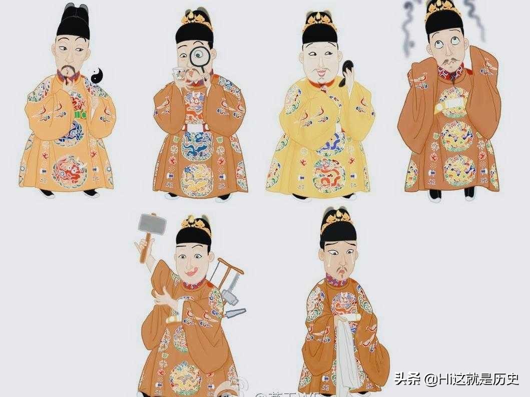 明朝的搞笑皇帝,明朝皇帝个个奇葩名字