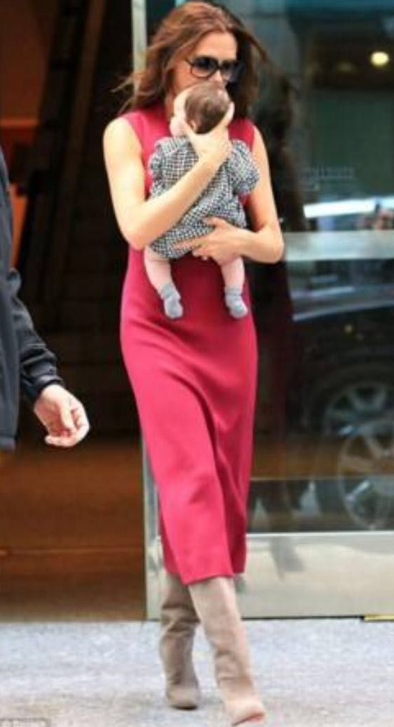 贝克汉姆巅峰颜值老婆,贝克汉姆穿老婆辣妹的衣服