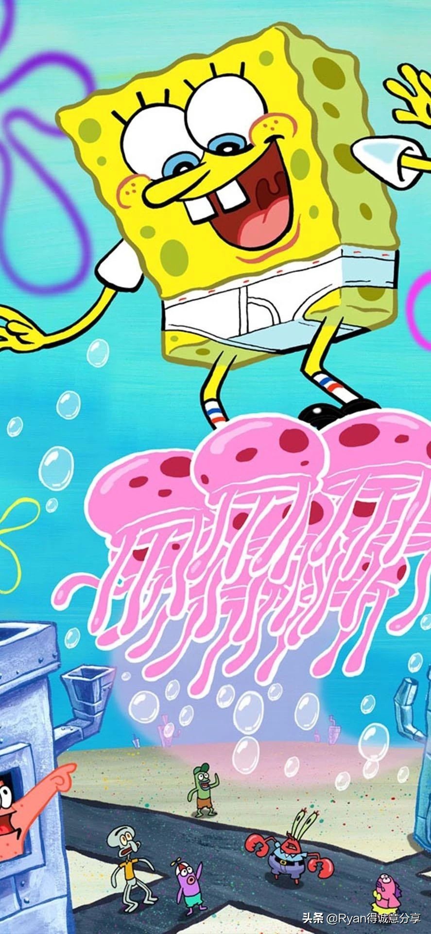 海绵宝宝詹韦连线壁纸,海绵宝宝壁纸桌面主题