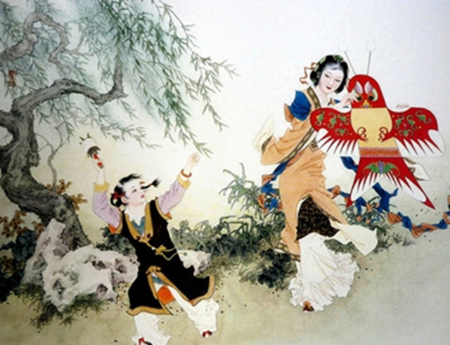 风筝如何用于军事,中国早期的风筝用途图片