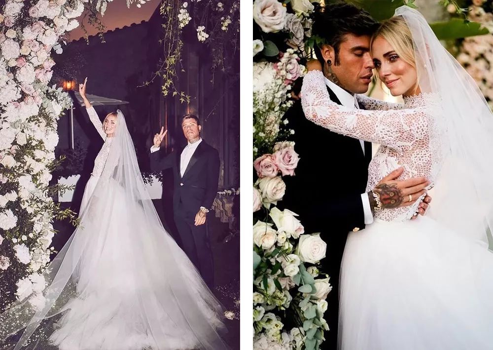 昆凌结婚穿的婚纱真的好大气,唐嫣昆凌婚纱