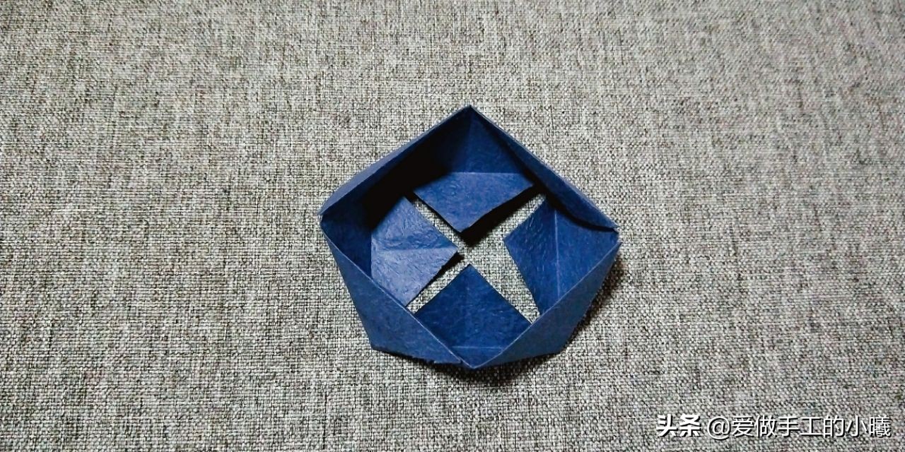 折纸大花瓶简单又漂亮,折纸花瓶高颜值