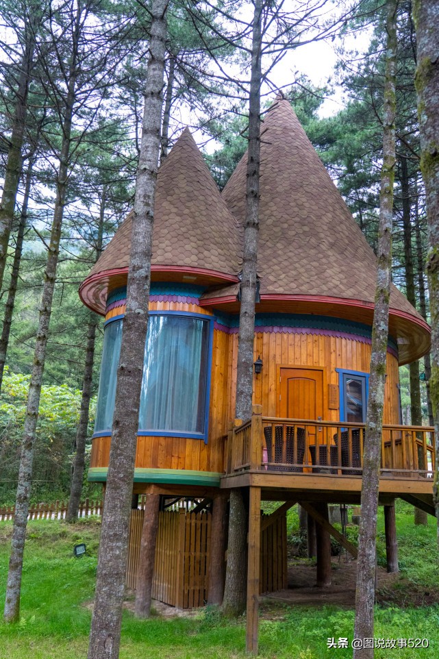 洛阳白云山山顶小木屋价格,洛阳白云山森林小木屋