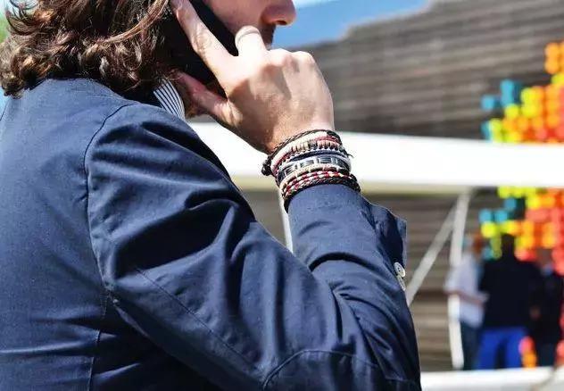 男士简约手串搭配,男人手串搭配