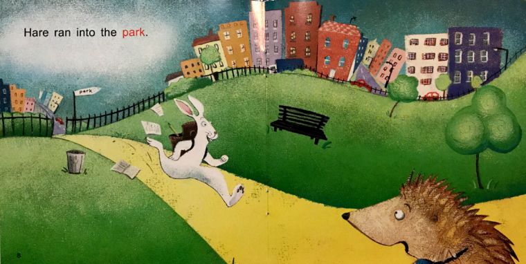 双语学习|HareandTortoisegotoSchool