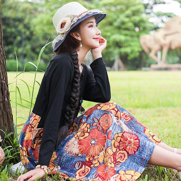 真正会打扮的人到了秋天也不慌,找件针织衫配条哈伦裤就能穿出门