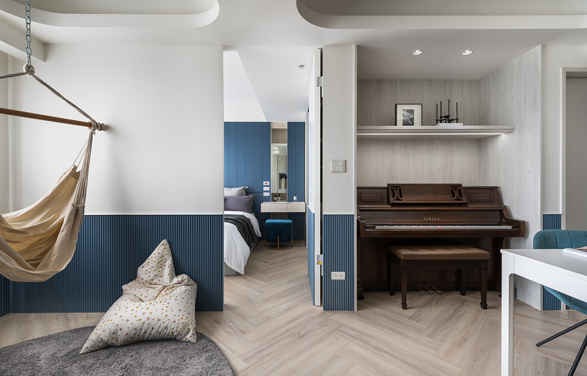 家庭多功能房兼健身房,家庭健身房和衣帽间一体