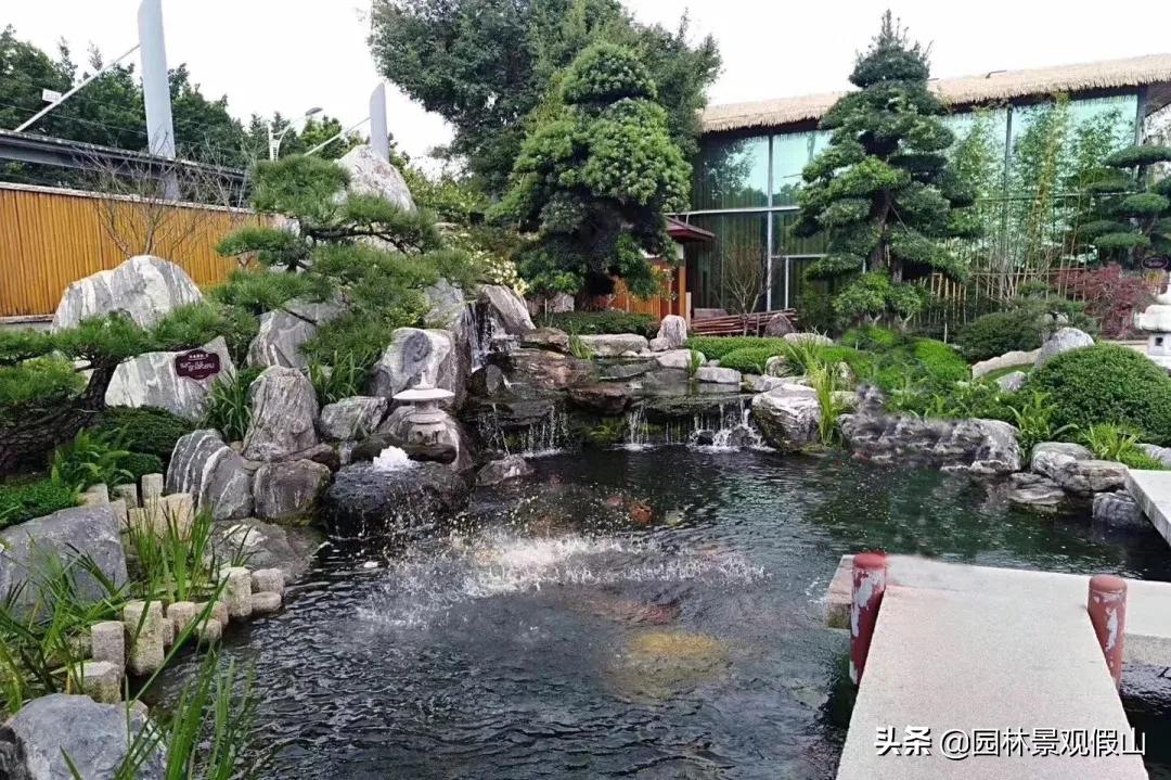 庭院假山景观施工方案,园林假山怎么建造