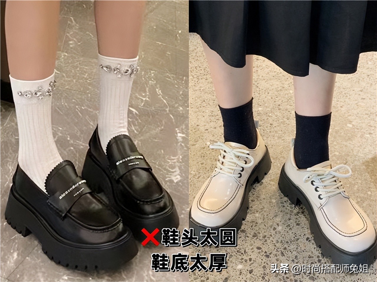 中年女性穿哪个款式乐福鞋,中年女性适合穿厚底乐福鞋吗