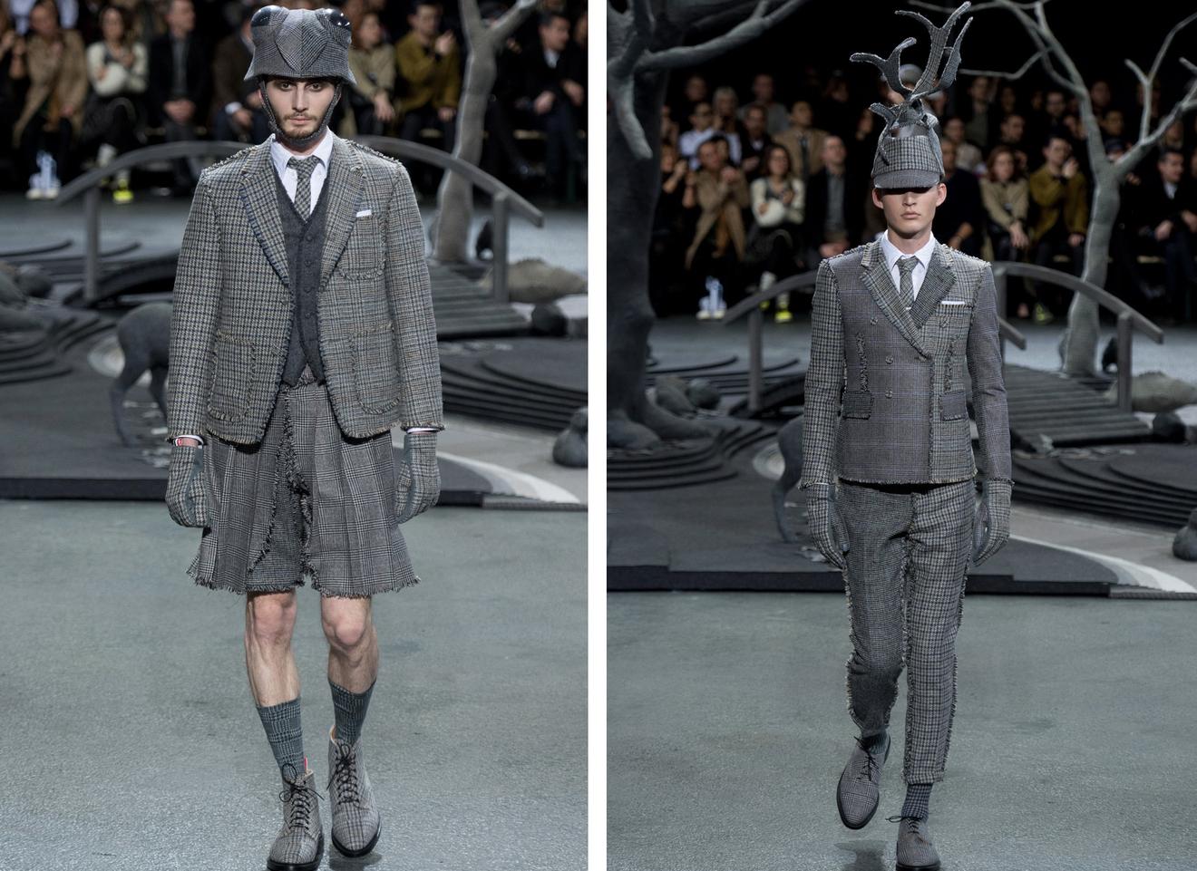 thombrowne侧边四条纹,thombrowne彩虹条纹短裤