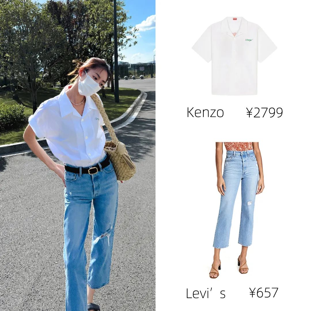 夏日穿搭明星同款,女明星夏季平价同款私服
