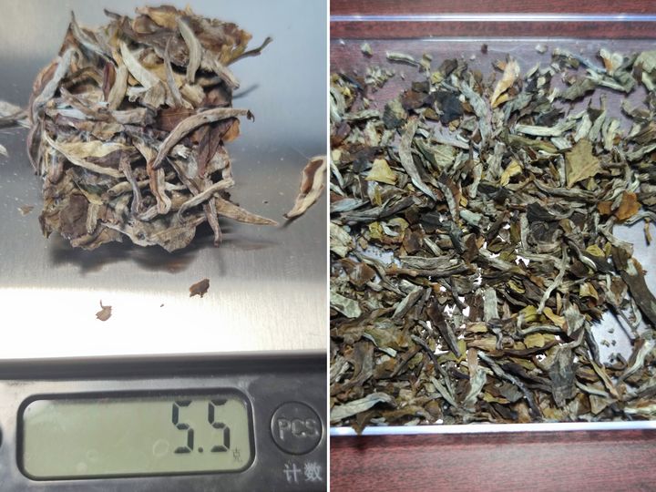 勐库戎氏云白茶,白贡仙老白茶测评