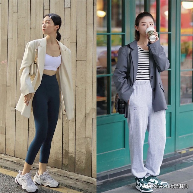 春季，“运动裤”最正确的打开方式：搭配这几款上衣，洋气又显瘦