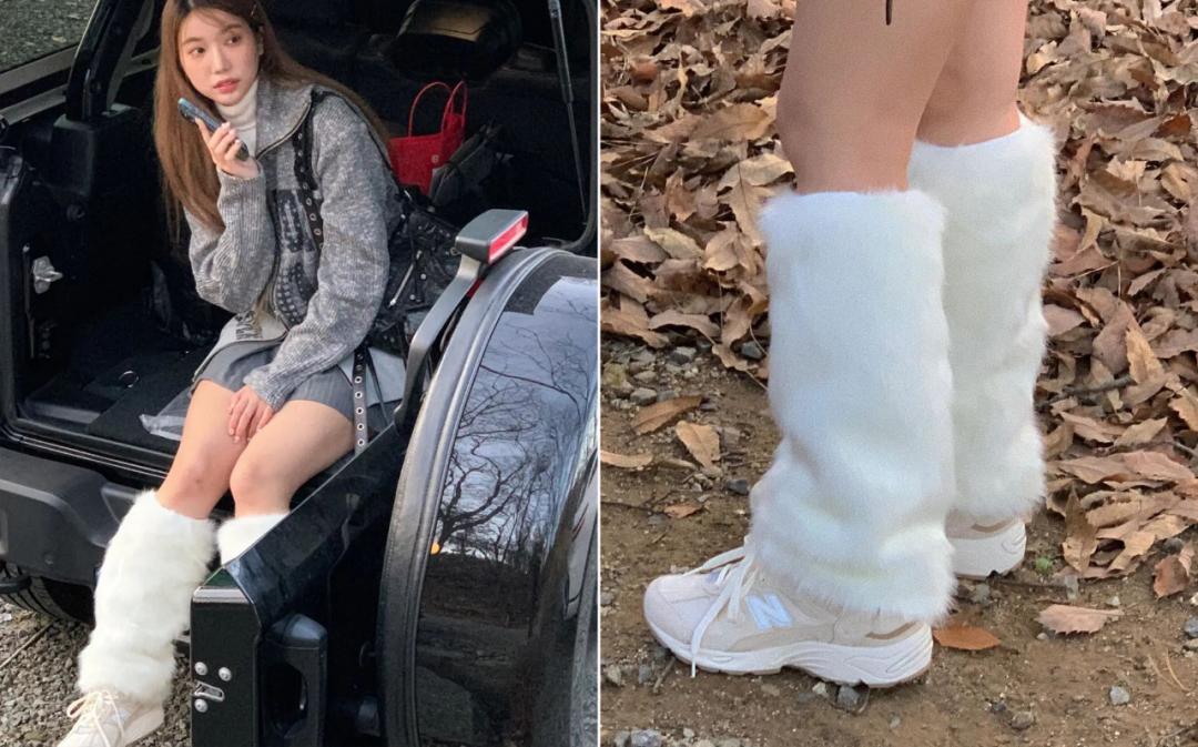 袜套堆堆袜穿法教程,袜套堆堆袜休闲怎么穿